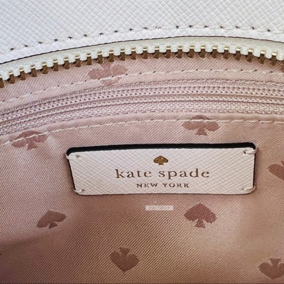 Kate Spade Staci Parchment White Small Satchel Crossbody - Picture 10 of 11